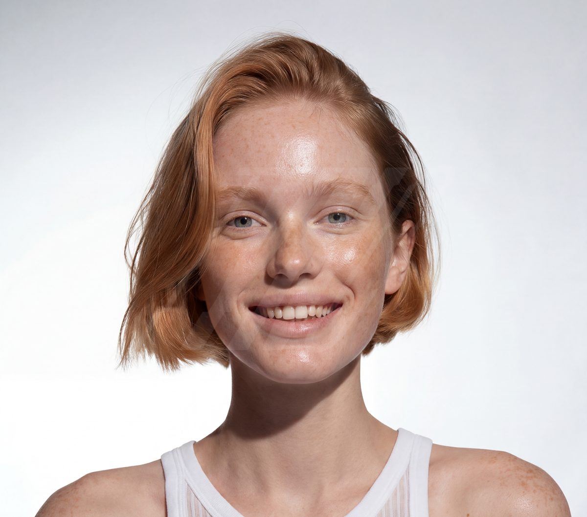 The model — portrait